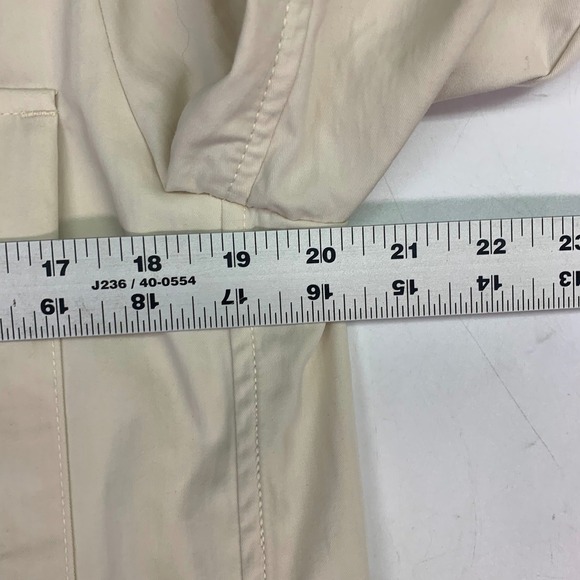 Banana Republic Crinkle Nylon Utility Jacket Long Sleeve Women's Size S - Picture 14 of 15